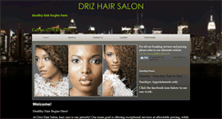 Desktop Screenshot of drizhairsalon.com